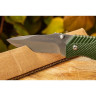 Нож GANZO G618 440 Steel Exclusive Edition Green Handle