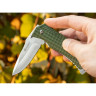 Нож GANZO G618 440 Steel Exclusive Edition Green Handle